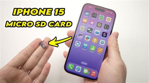can i put memory card in iphone|How to use microSD Card With iPhone 15/ Pro / Plus .